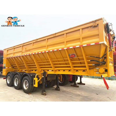 3 Axles 50 Tons With FUWA Brand Axles Crawler Dump Truck Semi - Trailer Export To Southeast Asia and other countries