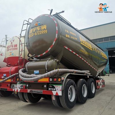 3 Axles Promotional  60T Dry Powder Silo Transport Tank Bulk Cement Bulker Tanker Trailer