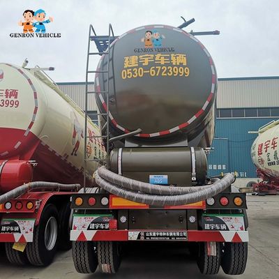 45Cube dry Power material silo 3 axles bulk cement tanker trailer for sale