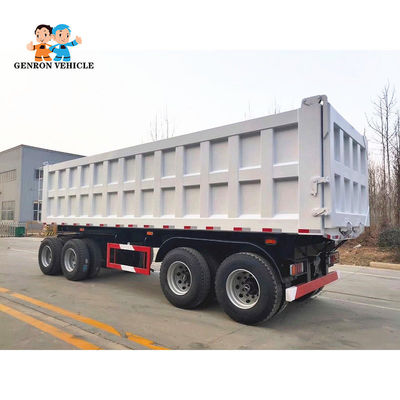 2 Axles 50T Dump Semi Truck Trailer For Delivery Sands Export To Kazakhstan, Uzbekistan, Malaysia ,and so on.