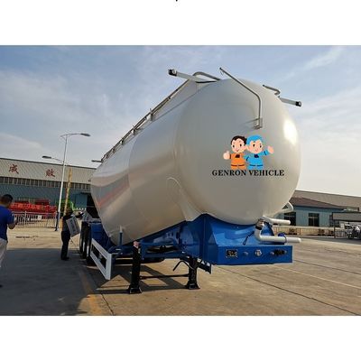 Air Compressor Silo 60000L 60cbm Dry Bulk Tanker Trailer