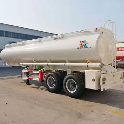 Multiple Partitions 35ft 27M3 Liquid Fertilizer Tanker Trailers