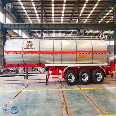 Industrial Bulk Carrier 40M3 Ammonia Tri Axle Tanker Trailer