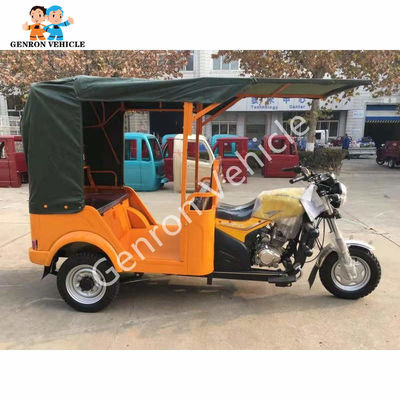 Yellow Genron 9L Fuel Tank Capacity Passenger Tricycle