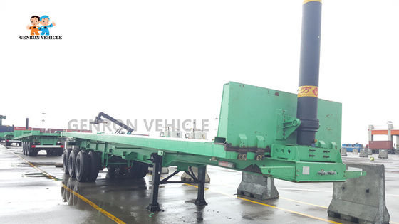60T Hydraulic Chassis Tipper Container Semi Trailer
