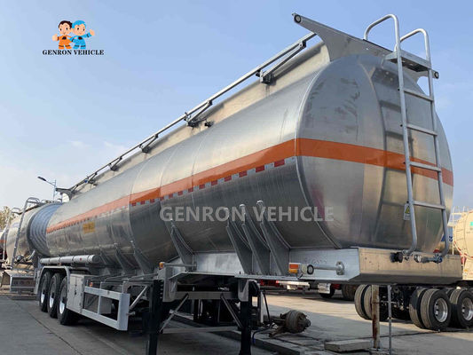 45000L 5 Compartments Aluminum Alloy Liquid Tanker Trailer