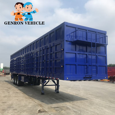 150 Tons 3 Axles Box Coal Mine Transport Semi Tanker Trailer Truck For Mongolia Market