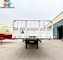 3 axles container flat bed semi trailer with twist locks