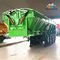 Intelligent V Type Farm Conveyor Crawler Dump Semi Trailers