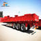 Containers Flatbed Wall 600mm 13M 40FT Drop Side Semi Trailer