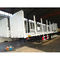 Fence Wall Air Suspension Quadaxles 60T Cargo Semi Trailer
