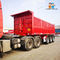 Construction Deliverying Offroad 37CBM End Dump Trailers