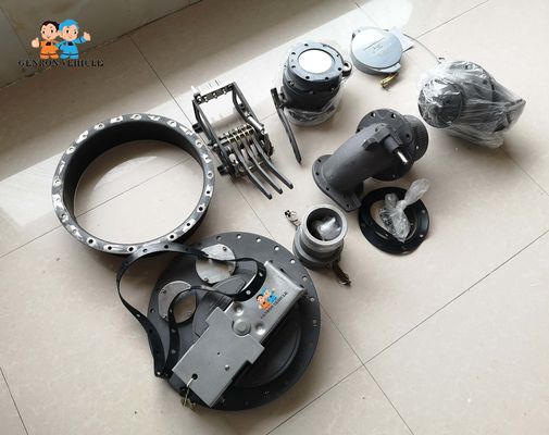 Customized Spare Parts of Manhole Cover and flange with Big Plate is used the Plate to Punch Forming