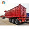 Heavy Duty 60 Tons 3 Axles With Automatic Tarpaulin Dumping Truck Semi Trailer Used To Delivery Sands Or Coal