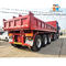 Dump Truck Trailer Rear Tipping Semitrailer 60T Capacity 37m3 Used To Delivery Construction Materials In African Market