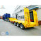 16 Wheeler Red 13T FUWA Axle 12M 80t Low Bed Truck Trailer
