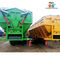 Used to Delivery Carbon 3 Axles Crawler Dump Semitrailer Genron Brand Export To Mayanmar, Algeria, Dubai
