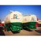 Carbon Steel FUWA Axles  Conoid 45000L Dry Bulk Tanker Trailer