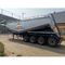 4 Axles dry bulk tanker trailer used to transport cement for sale export to Kenya , Sudan , Uganda , Malawi , Tanzania