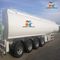 Round Shaped 4 Axles 8000KGS 40000L Fuel Truck Trailer