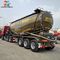 China 3 Axle 45 Cubic Meters Bottom Loading Dry Powder Cement Bulk Tanker Trailer export to Tanzania, Zambia, Nigeria