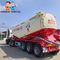 Transport 3 Axles 50cbm Cement Silo Trailer With Air Compressor