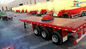 Extendable 3 Axles Genron Semi Truck Flatbed Trailer