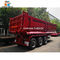 3 Axles 60 Tons Steel End Dump Trailer Transport Sand Stone Construction Materials