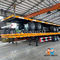40-60 Tons 2 Axles Flatbed Semi Trailer For Transport Containers