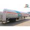 Liquid Normal Gas LNG Cryogenic Fuel Tank Semi Trailer three axles
