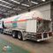 Liquid Normal Gas LNG Cryogenic Fuel Tank Semi Trailer three axles