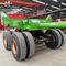 Trees Transport Big Capacity 60T Log Loader Trailer With Crane in Tractor