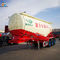 Genron Vehicle Bulk Cement Tanker Semi Trailer With HOWO Tractor