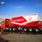 Genron Vehicle Bulk Cement Tanker Semi Trailer With HOWO Tractor