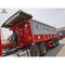 50 Tons Dump Semi Trailers With Hydraulic Lifting System Load Sand Or Stone