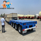 18200x3600x1300mm Detachable Gooseneck Low Deck Semi Trailer Truck To Dominican Republic