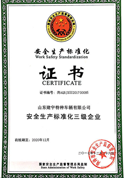 China Qingdao Genron International Trade Co., Ltd. Certification