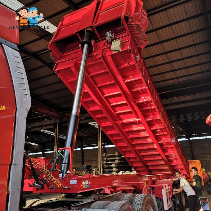 Truck and rear dump trailer parts of power takeoff gearbox for sale